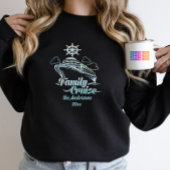 かわいいパーソナライズされた家族向けクルーズ船家族旅行 Tシャツ