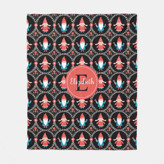 かわいいパーソナライズされた格言 フリースブランケット (正面)