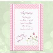 かわいいパーソナライズされた甘い16誕生日カード カード