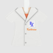 かわいいパーソナライズされた薬剤師 オーナメント (正面)