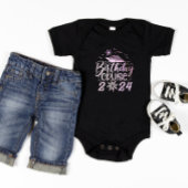 かわいいパーソナライズされた誕生日クルーズシップ家族ピンク Tシャツ