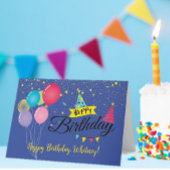 かわいいパーソナライズされた誕生日 カード