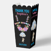 かわいいパーソナライズされた赤ちゃんシャワーお願いボックス フェイバーボックス (正面)