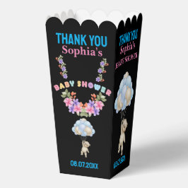 かわいいパーソナライズされた赤ちゃんシャワーお願いボックス フェイバーボックス