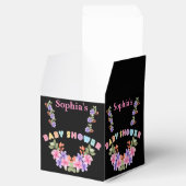 かわいいパーソナライズされた赤ちゃんシャワー フェイバーボックス (オープン)