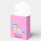 かわいいパーソナライズされた赤ちゃんシャワー、男の赤ちゃん、ベビーガール フェイバーボックス (オープン)