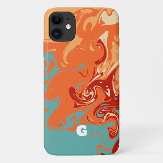 かわいいパーソナライズパステルマーベル Case-Mate iPhoneケース (裏面)