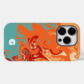 かわいいパーソナライズパステルマーベル Case-Mate iPhoneケース (裏面 (横))