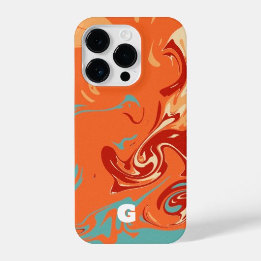 かわいいパーソナライズパステルマーベル iPhoneケース (裏面)