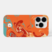 かわいいパーソナライズパステルマーベル iPhoneケース (裏面横)