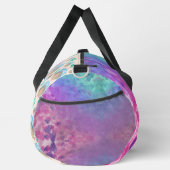 かわいいパーソナルモノグラムカラフルランドリー ダッフルバッグ (右)