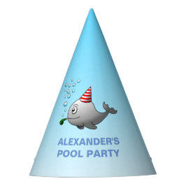 かわいいパーティーのクジラ パーティーハット