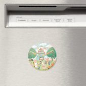 かわいいパーティーのテーマ。誕生日 マグネット (インサイチュ (食洗機))