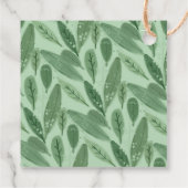 かわいいパーティーナマケモノの帽子の誕生日 フェイバータグ (裏面)