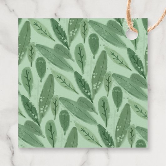 かわいいパーティーナマケモノの帽子の誕生日 フェイバータグ (裏面)