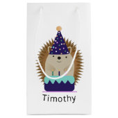 かわいいパーティーハリネズミ スモールペーパーバッグ (裏面)