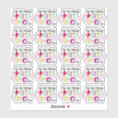 かわいいパーティーパックデイおもしろいスモールビジネス シール (シート)