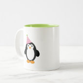 かわいいパーティーペンギン ツートーンマグカップ (正面左)