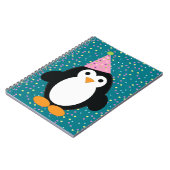 かわいいパーティーペンギン ノートブック (左側)