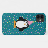 かわいいパーティーペンギン Case-Mate iPhoneケース (裏面(横))