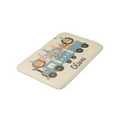 かわいいパーティー動物たちパーソナライズされた|過去記事 バスマット (アングル)