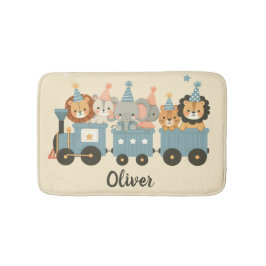 かわいいパーティー動物たちパーソナライズされた|過去記事 バスマット