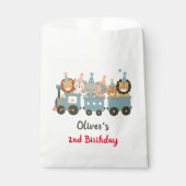 かわいいパーティー動物たちパーソナライズされた|過去記事 フェイバーバッグ (正面)