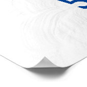 かわいいパーティー宇宙飛行士誕生日へようこそ ポスター (角)