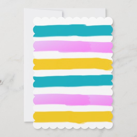 かわいいパーティー犬のテーマキッド誕生日招待状 招待状 (裏面)