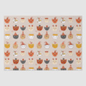 かわいいパーティー猫 薄葉紙 (正面)