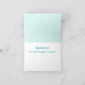 かわいいパーティー サンキューカード (内部)