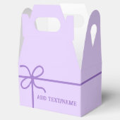 かわいいパープルカスタム フェイバーボックス (オープン)