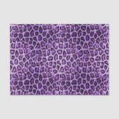 かわいいパープルヒョウ柄パーティー 薄葉紙 (正面)