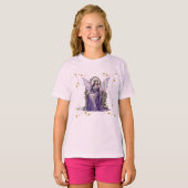 かわいいパープルフェアリーティーシャツ Tシャツ (正面フル)
