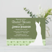 かわいいパームツリーの模様 招待状 (スタンド正面)