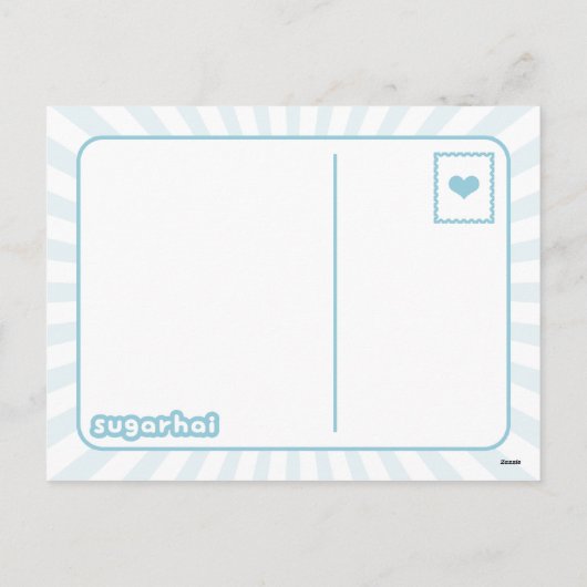 かわいいヒイラギの葉 シーズンポストカード (裏面)