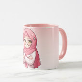 かわいいヒジャブマグカップ ✨ マグカップ (正面右)
