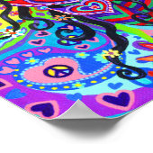 かわいいヒッパイマーメイドガールドールギター ポスター (角)