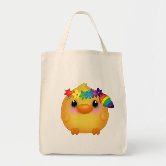 かわいいヒッピーシック トートバッグ (正面)