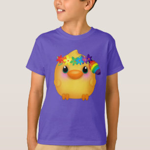 かわいいヒッピーシック Tシャツ