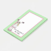 かわいいヒップスターの少女 ポストイット (アングル)