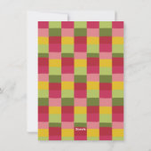 かわいいヒッポとプリンおもしろいクリスマス シーズンカード (裏面)