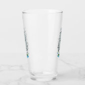 かわいいヒッポジャンプ漫画イラストレーション タンブラーグラス (左)