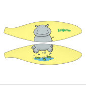 かわいいヒッポジャンプ漫画イラストレーション ミニバスケットボール (パネル)