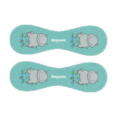 かわいいヒッポジャンプ漫画イラストレーション 野球ボール (パネル)