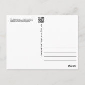 かわいいヒッポタマス ポストカード (裏面)