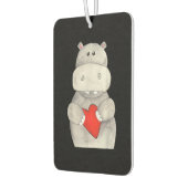 かわいいヒッポヒッポタムス保持ハート|ラブ·ヒッポ カーエアーフレッシュナー (左)