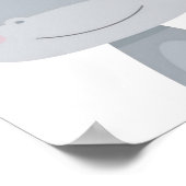 かわいいヒッポ。 ポスター (角)