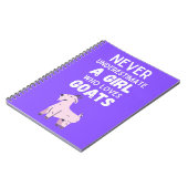 かわいいヒツジのギフト 女の子 子供 動物好きのためのプレゼント ノートブック (左側)