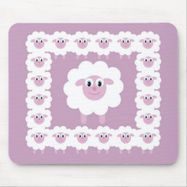 かわいいヒツジのマウスのマット マウスパッド